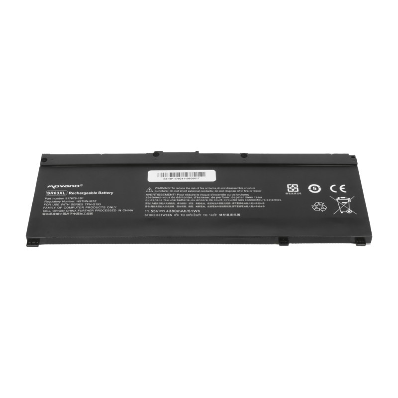 Bateria Movano do HP Pavilion Gaming 15, 17 | PartsPC.pl