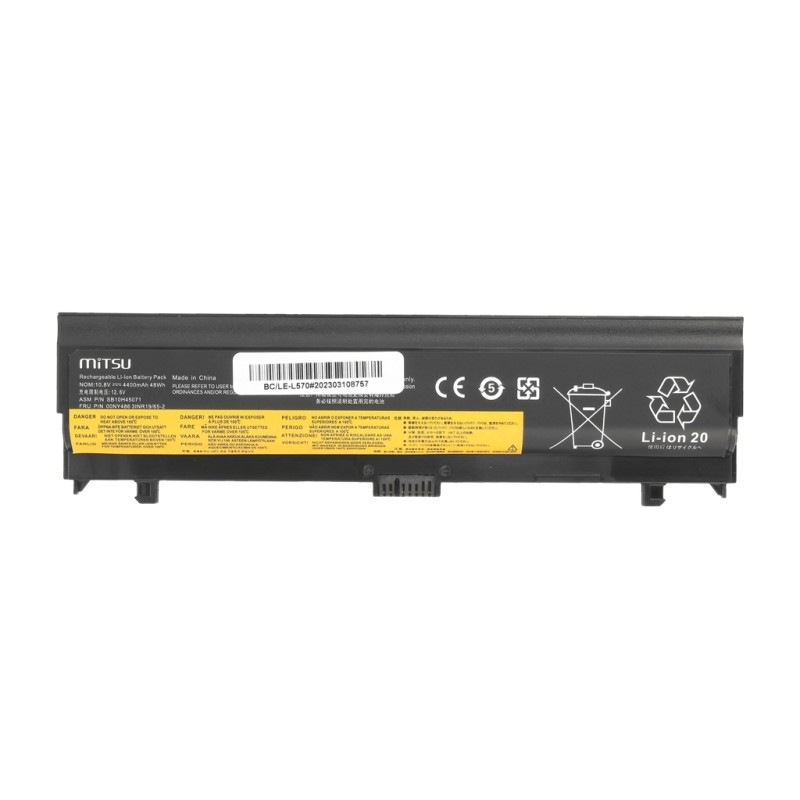 Bateria Mitsu do Lenovo ThinkPad L560 L570 | PartsPC.pl
