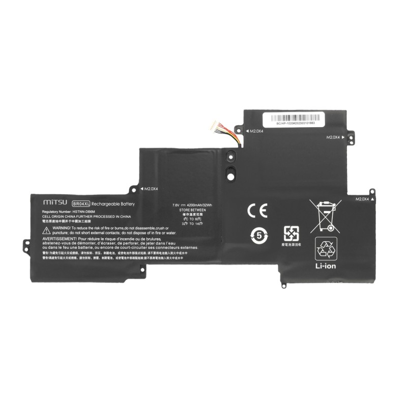 Bateria Mitsu do HP EliteBook Folio 1020 G1 | PartsPC.pl