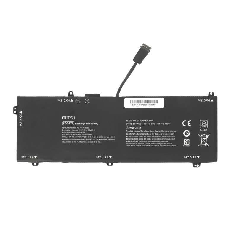 Bateria Mitsu do HP ZBook Studio G3 - Notebooki akcesoria | PartsPC.pl