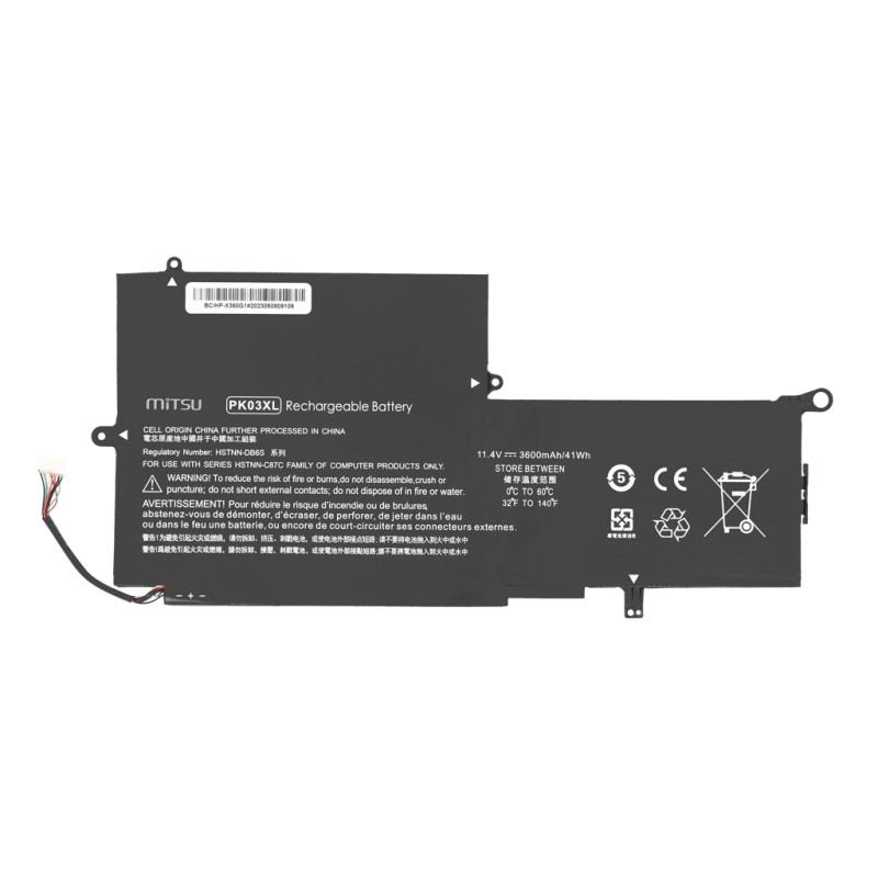 Bateria Mitsu do HP Envy x360 13, Spectre Pro x360 G1 | PartsPC.pl