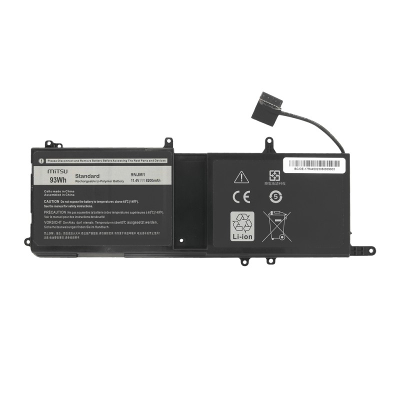 Bateria Mitsu do Dell Alienware 15 R3, 17 R4, 17 R5 | PartsPC.pl