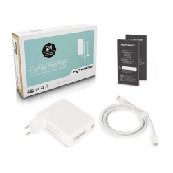 Zasilacz Movano 140W USB type C USB-C (white) | PartsPC.pl