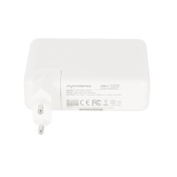 Zasilacz Movano 140W USB type C USB-C (white) | PartsPC.pl
