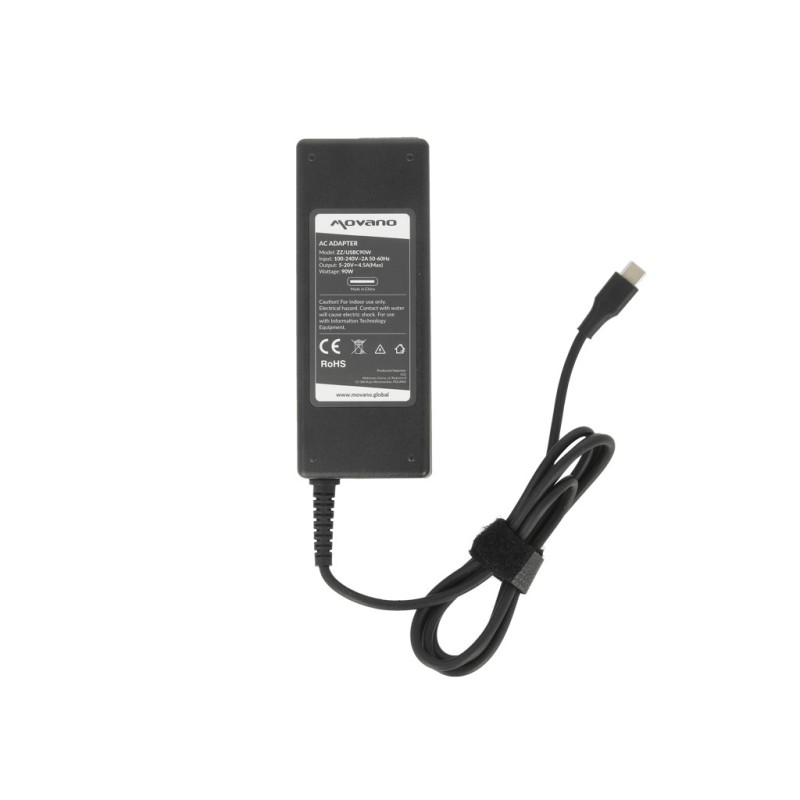 Zasilacz Movano 90W USB type C USB-C (black) | PartsPC.pl