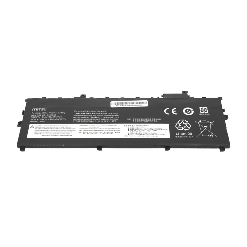 Bateria Mitsu do Lenovo Thinkpad X1 Carbon 2018, G6... | PartsPC.pl