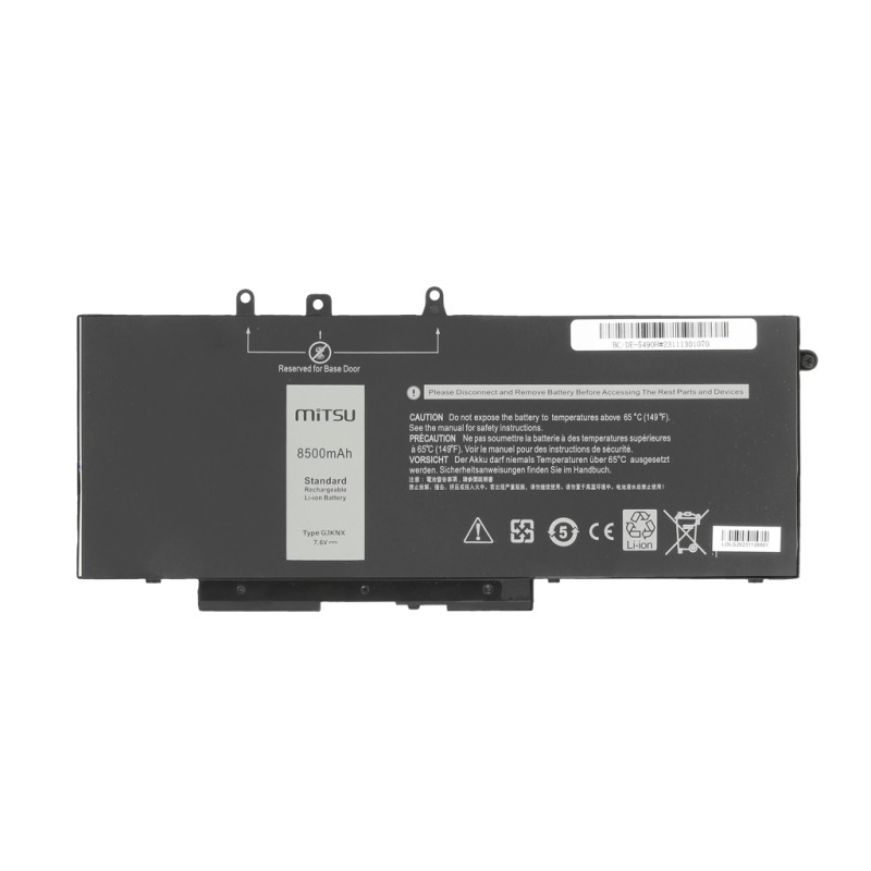 Bateria Mitsu do Dell Latitude 5490, 5590 (8500mAh) | PartsPC.pl
