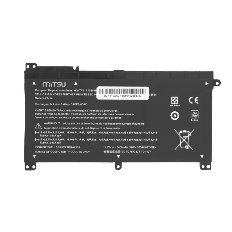 Bateria Mitsu do HP Pavilion X360 13-U101NW, 13T-U100... | PartsPC.pl