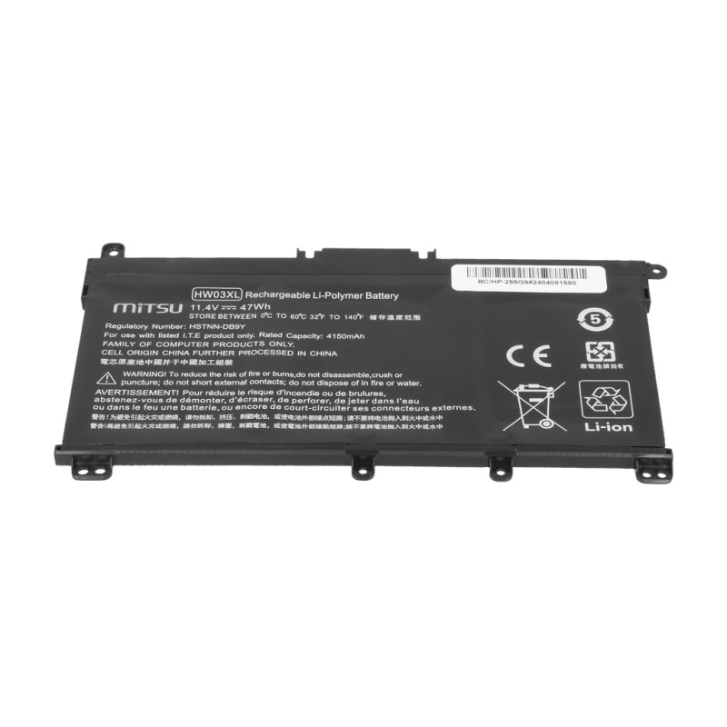 Bateria Mitsu do HP 250 255 G9, 15-EH | PartsPC.pl