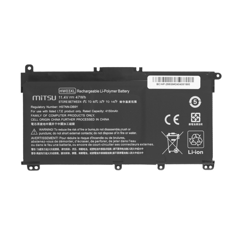 Bateria Mitsu do HP 250 255 G9, 15-EH | PartsPC.pl