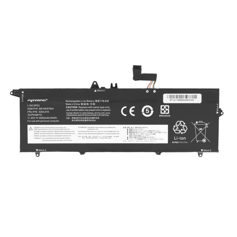 Bateria Movano do Lenovo ThinkPad T490s, T495s, T14s | PartsPC.pl