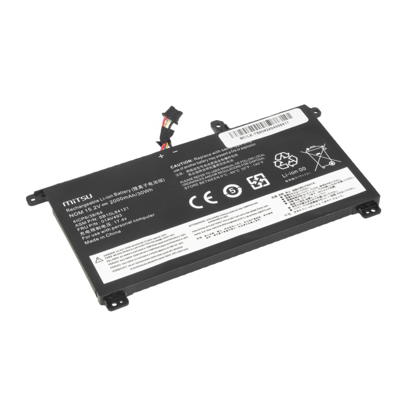 Bateria Mitsu do Lenovo ThinkPad T570, T580, P51s, P52s... | PartsPC.pl