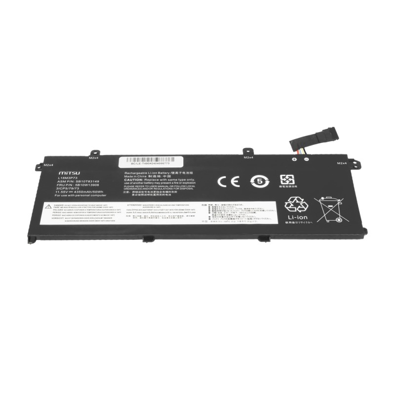 Bateria Mitsu do Lenovo ThinkPad T490, T495, P43s, P14s | PartsPC.pl