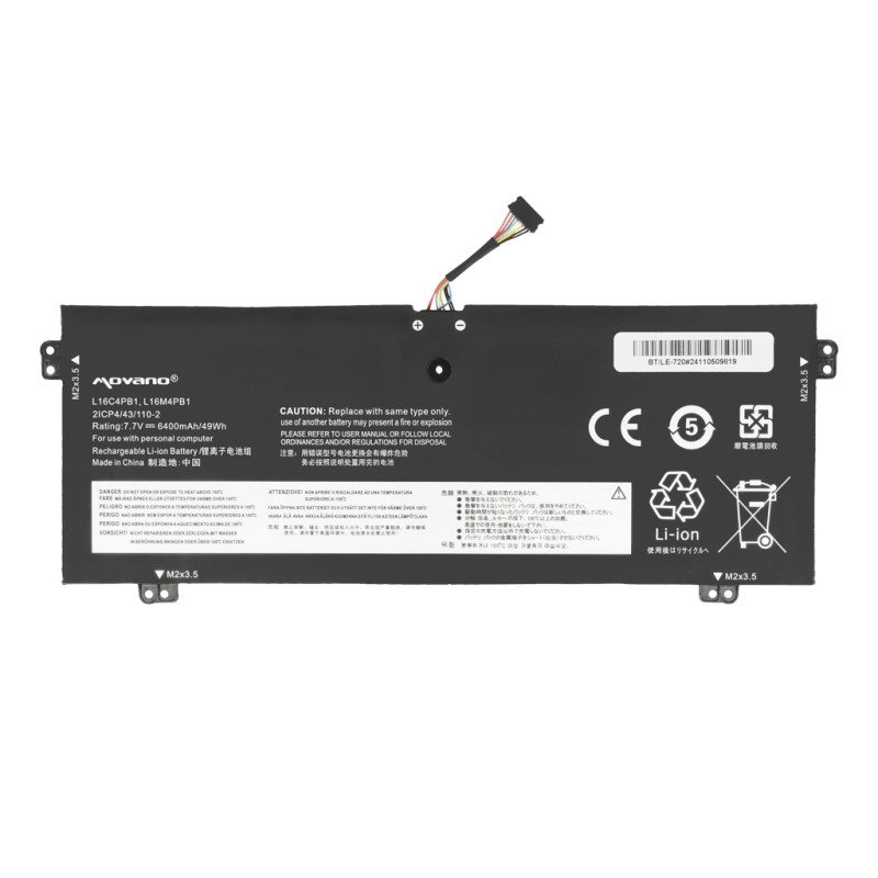 Bateria Movano do Lenovo Yoga 720-13IKB, 730-13IKB | PartsPC.pl