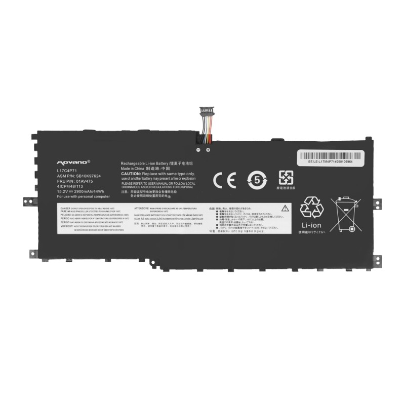 Bateria Movano do Lenovo ThinkPad X1 Yoga Gen 3, Yoga... | PartsPC.pl