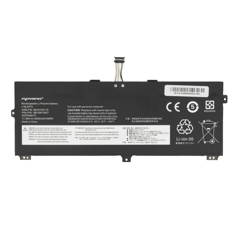Bateria Movano do Lenovo Thinkpad Yoga X390, X13 | PartsPC.pl