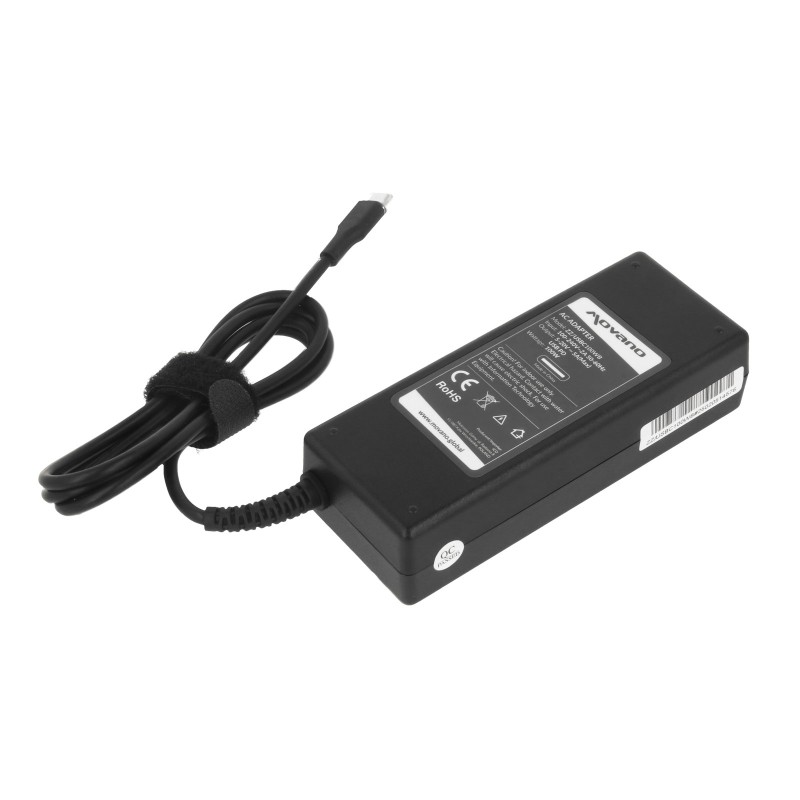 Zasilacz Movano 100W USB type C USB-C (black) | PartsPC.pl