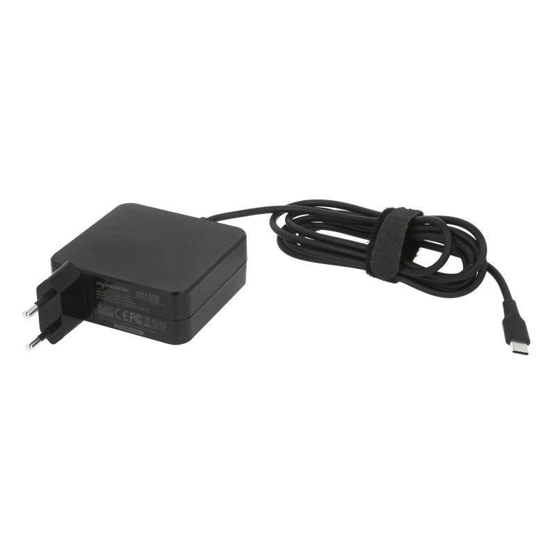 Zasilacz Movano 65W USB type C USB-C (black) | PartsPC.pl