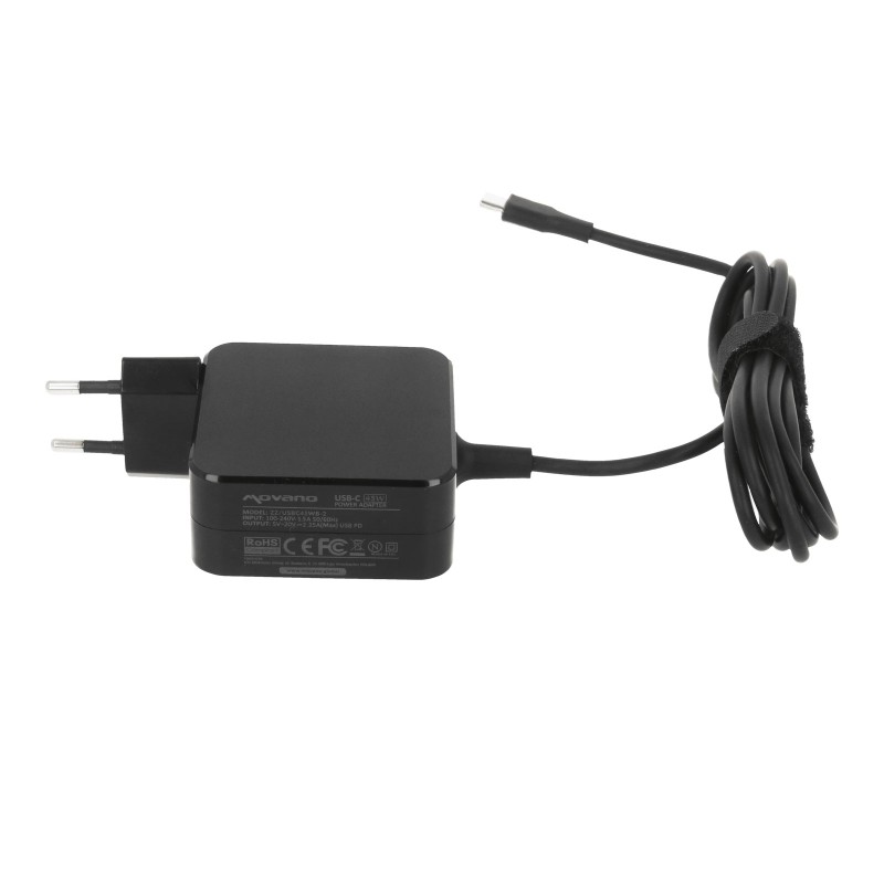Zasilacz Movano 45W USB type C USB-C (black) | PartsPC.pl
