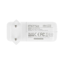Zasilacz Mitsu 61W USB type C USB-C (white) | PartsPC.pl