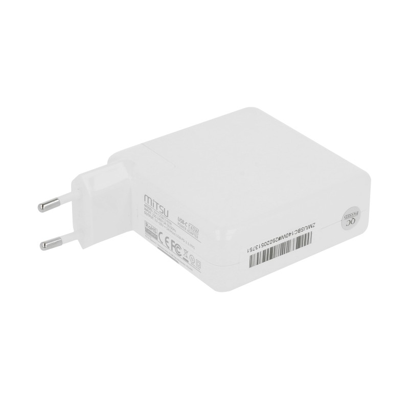 Zasilacz Mitsu 140W USB type C USB-C (white) | PartsPC.pl