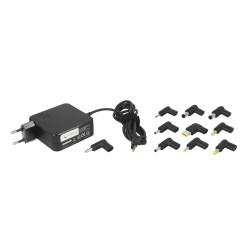 Zasilacz Movano uniwersalny 65W USB-C - 10 wtyków | PartsPC.pl