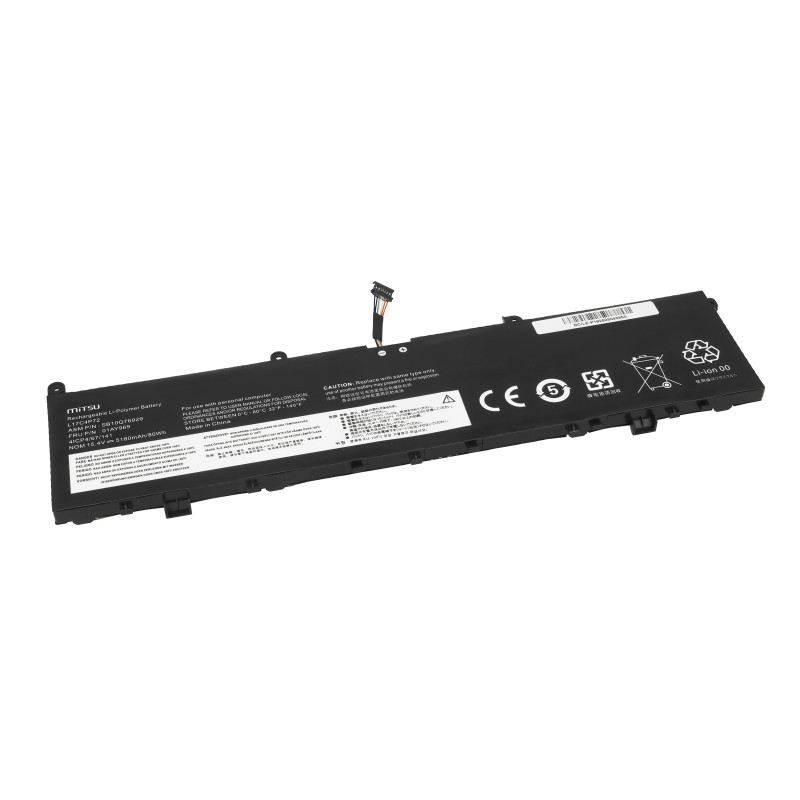 Bateria Mitsu do Lenovo ThinkPad P1, X1 Extreme (Gen 1... | PartsPC.pl