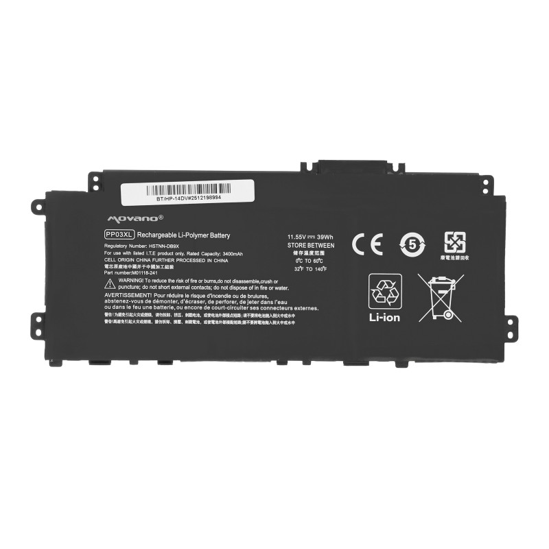 Bateria Movano do HP Pavilion 13-bb, 14-dv, 14-ec, x360... | PartsPC.pl