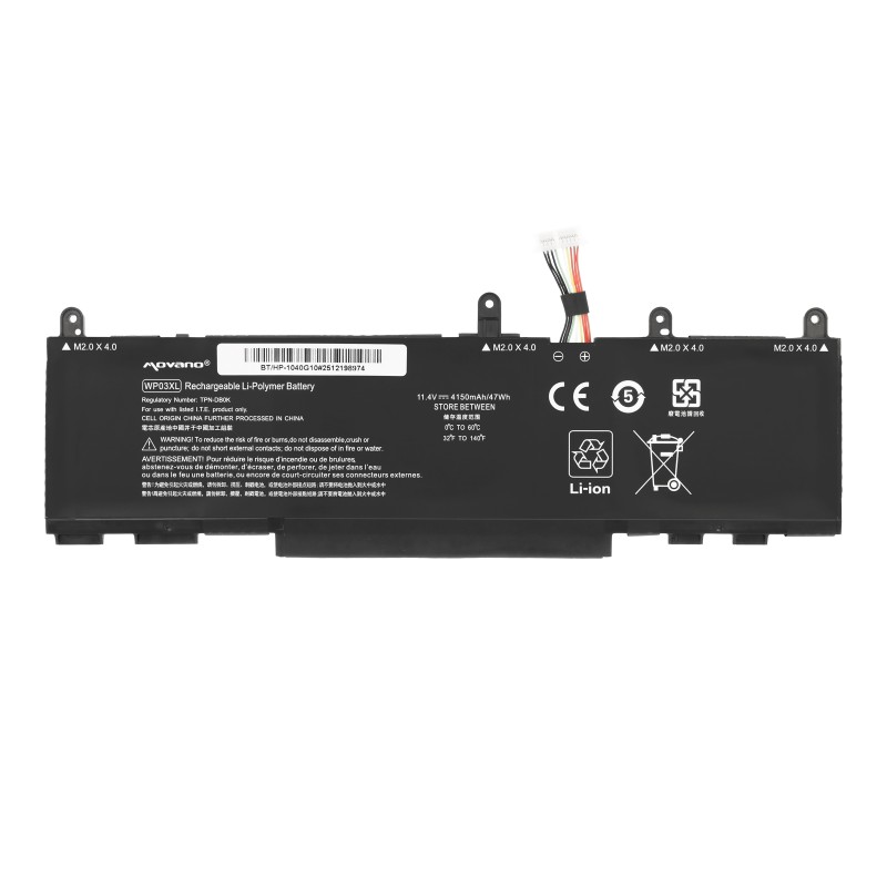 Bateria Movano do HP EliteBook 1040 G9 G10, 830 G9, 840... | PartsPC.pl