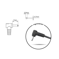 Przewód do zasilacza / ładowarki Asus (2.5x0.7) | PartsPC.pl