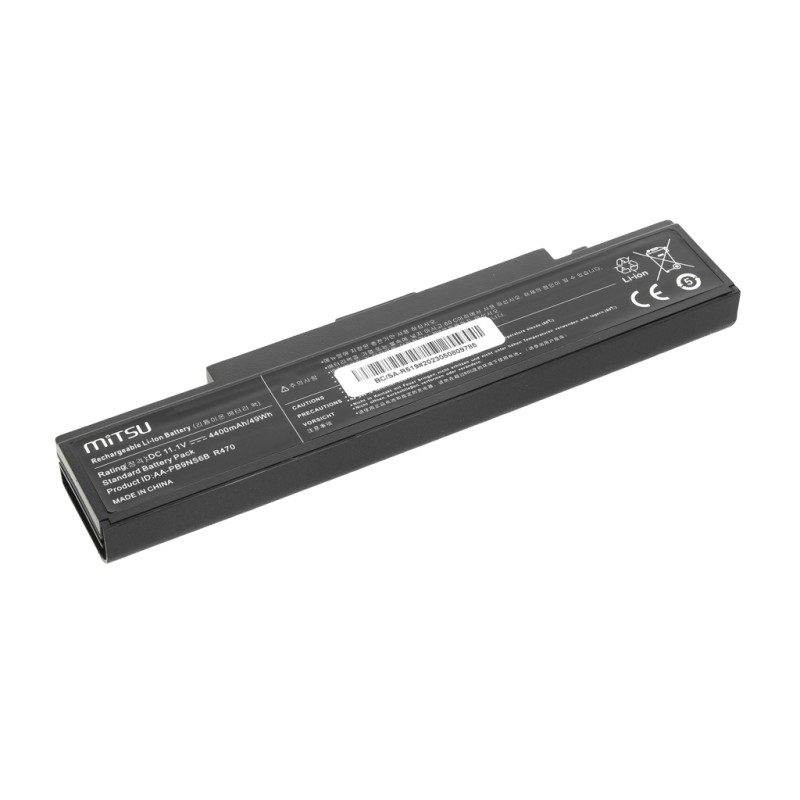 Bateria Mitsu do Samsung R460, R519 (4400mAh) | PartsPC.pl
