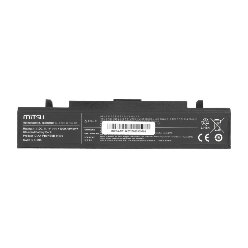 Bateria Mitsu do Samsung R460, R519 (4400mAh) | PartsPC.pl