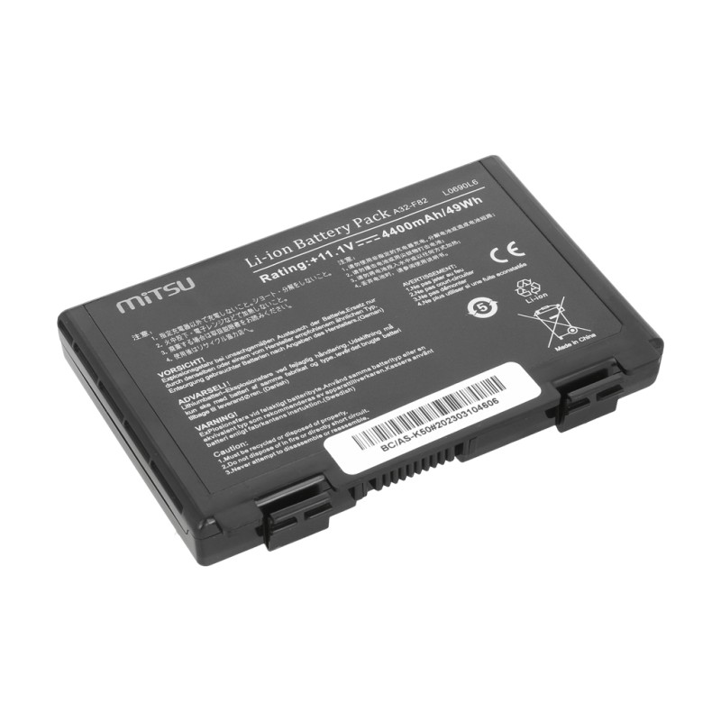 Bateria Mitsu do Asus F82, K40, K50, K60, K70 | PartsPC.pl