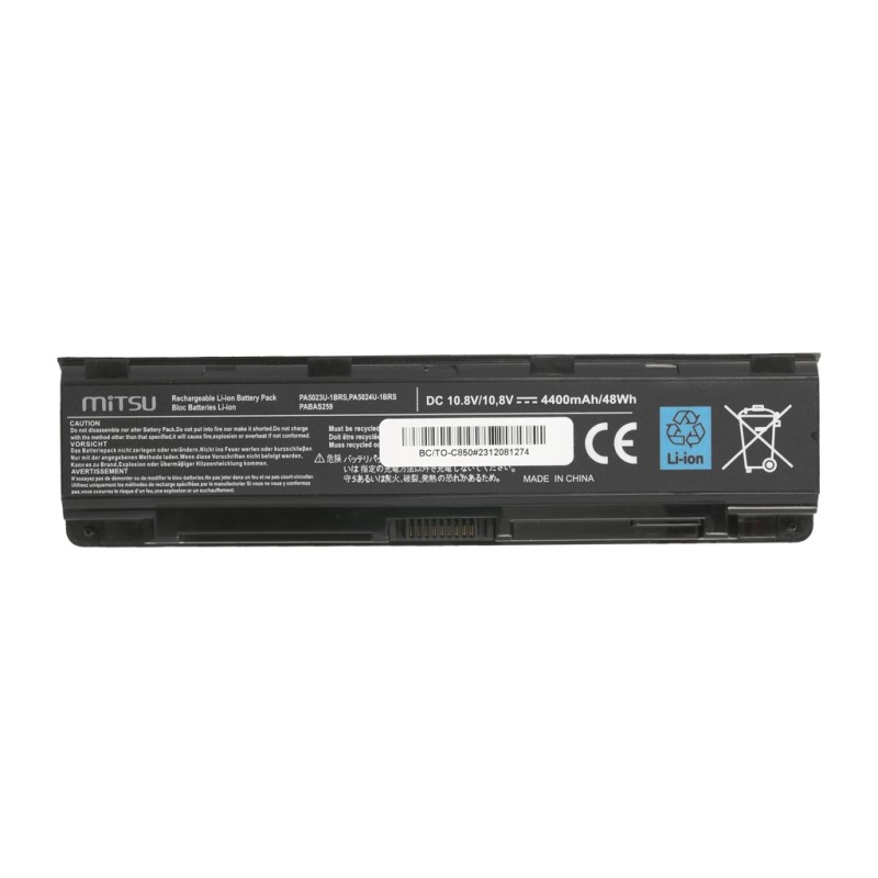 Bateria Mitsu do Toshiba C850, L800, S855 | PartsPC.pl
