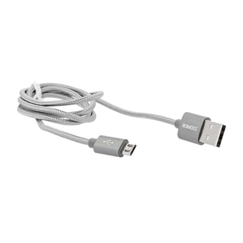 Kabel ROMOSS micro USB (ładowanie, komunikacja) - gray /... | PartsPC.pl