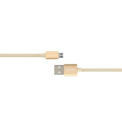 Kabel ROMOSS micro USB (ładowanie, komunikacja) - gold /... | PartsPC.pl