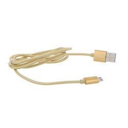 Kabel ROMOSS micro USB (ładowanie, komunikacja) - gold /... | PartsPC.pl