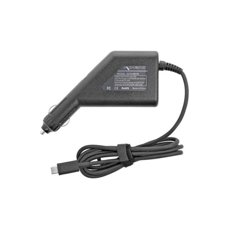 Zasilacz samochodowy Movano 65W USB type C USB-C | PartsPC.pl