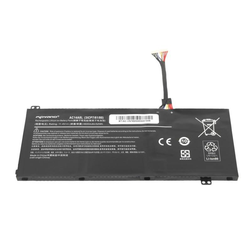 Bateria Movano do Acer Aspire V15, VN7 | PartsPC.pl