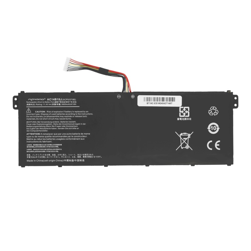 Bateria Movano do Acer Aspire ES1, V3 | PartsPC.pl