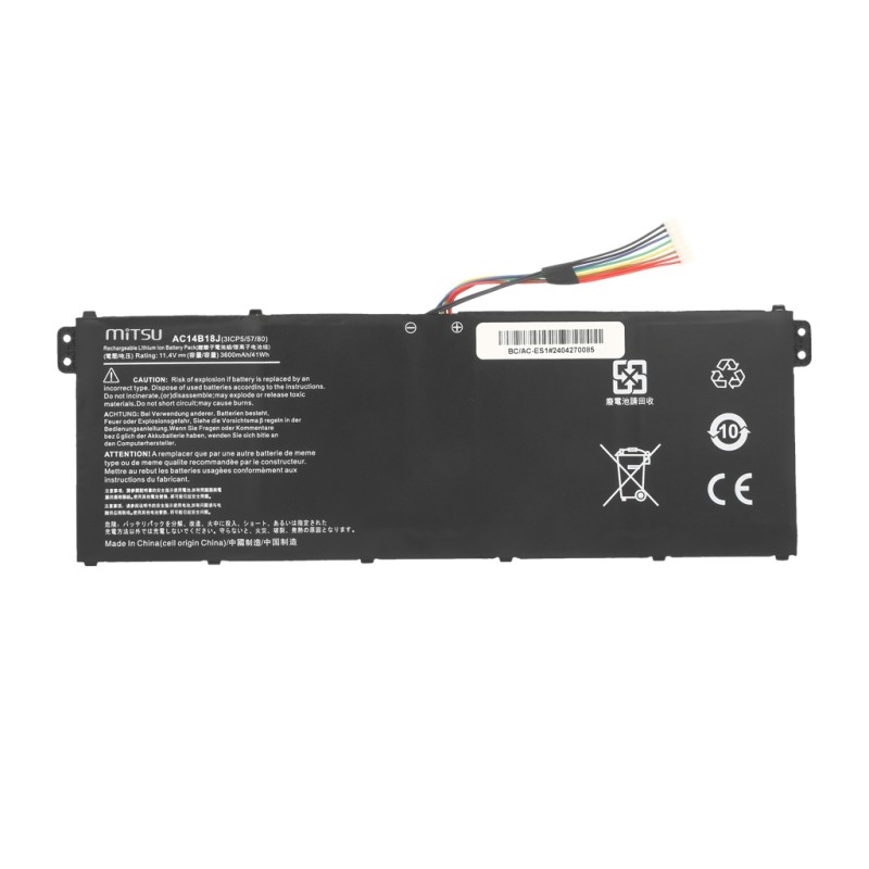 Bateria Mitsu do Acer Aspire ES1, V3 | PartsPC.pl