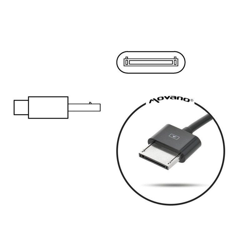 Kabel do zasilacza / ładowarki Tablet Asus TF600 | PartsPC.pl