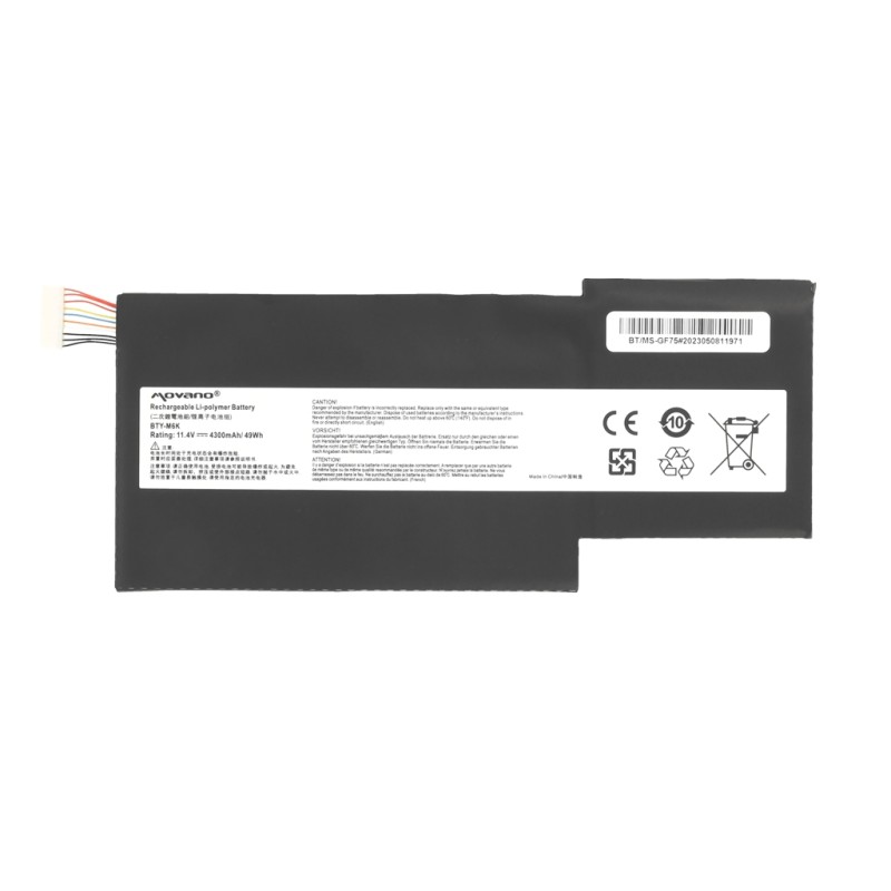 Bateria Movano do MSI GF63, GF75 (BTY-M6K) | PartsPC.pl