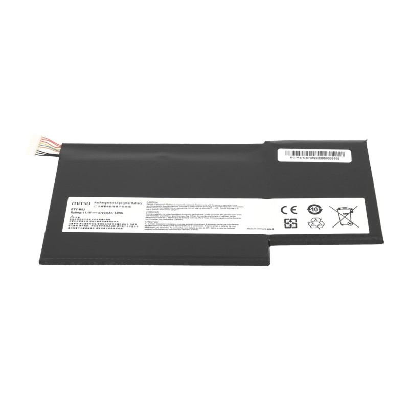 Bateria Mitsu do MSI GS63VR, GS73VR (BTY-M6J, BTY-U6J) | PartsPC.pl