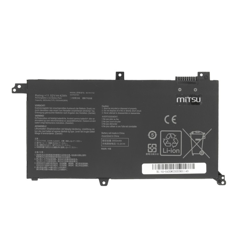 Bateria Mitsu do Asus Vivobook S14 S430, X430U, K430 | PartsPC.pl