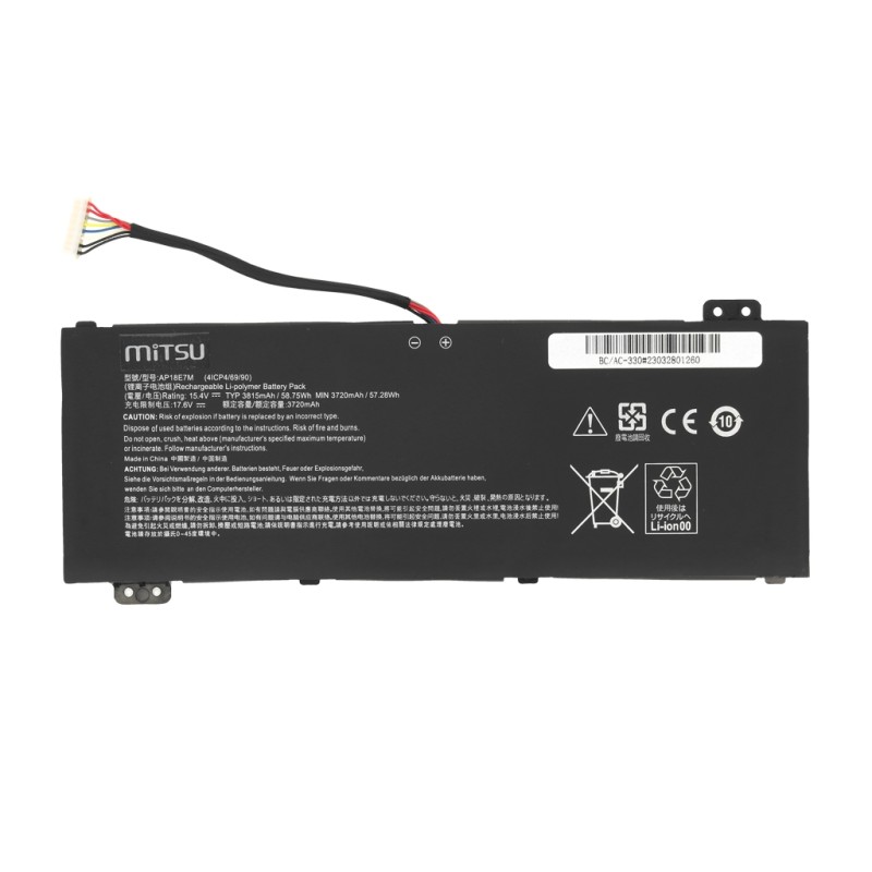 Bateria Mitsu do Acer Predator Helios 300, Nitro 5 7 | PartsPC.pl