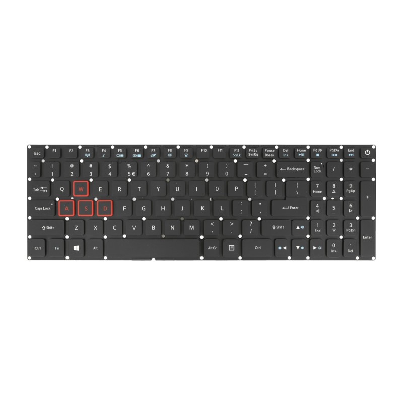 Klawiatura laptopa do Acer Nitro 5 AN515 - taśma 32pin... | PartsPC.pl