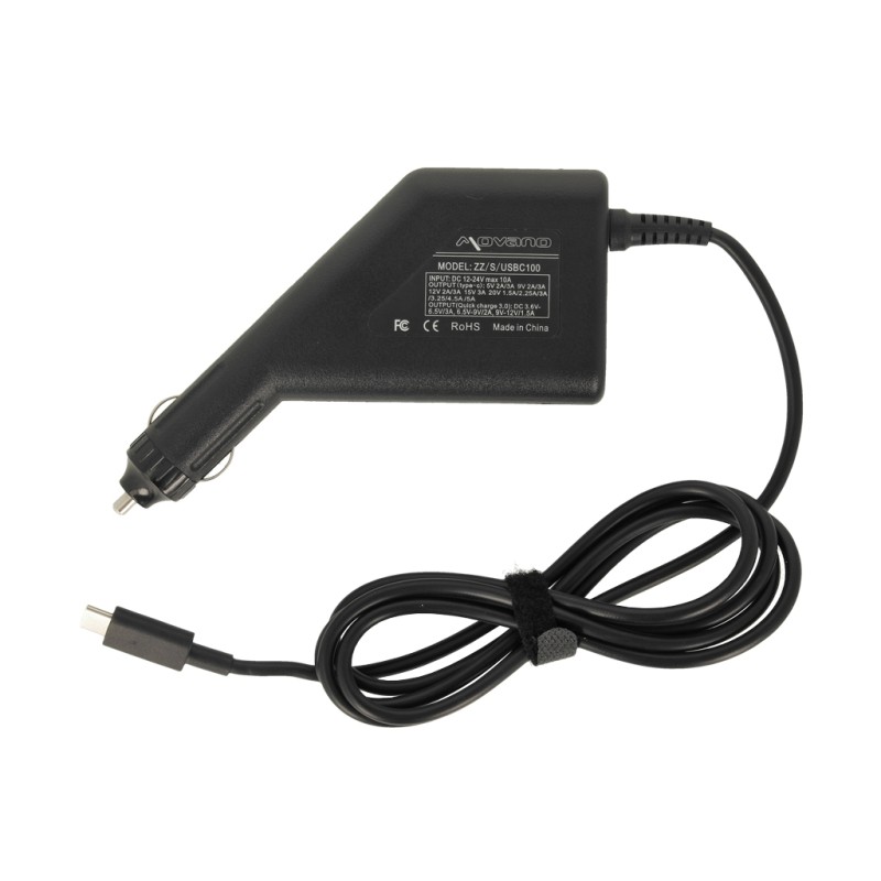Zasilacz samochodowy Movano 100W USB type C USB-C | PartsPC.pl