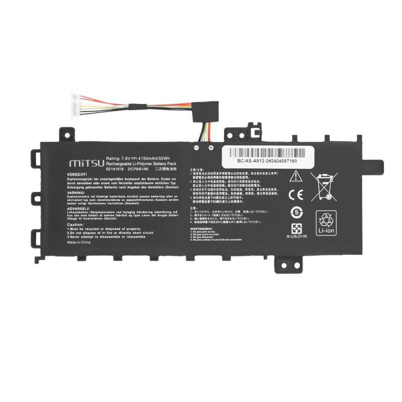 Bateria Mitsu do Asus Vivobook 15 A512, R512, X512 | PartsPC.pl