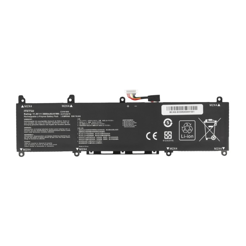 Bateria Mitsu do Asus Vivobook S13 S330U, X330F, X330U | PartsPC.pl